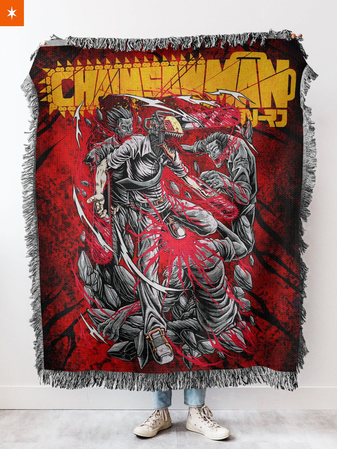 Denji Berserk Woven Tapestry