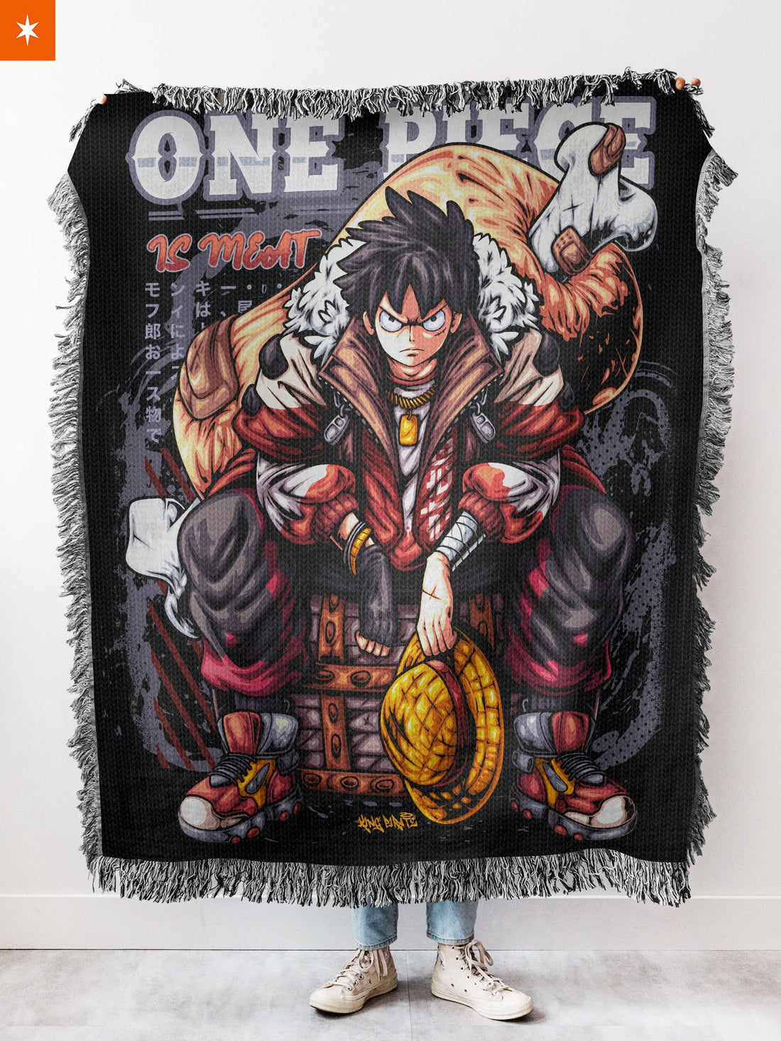 Luffy Hype Woven Tapestry