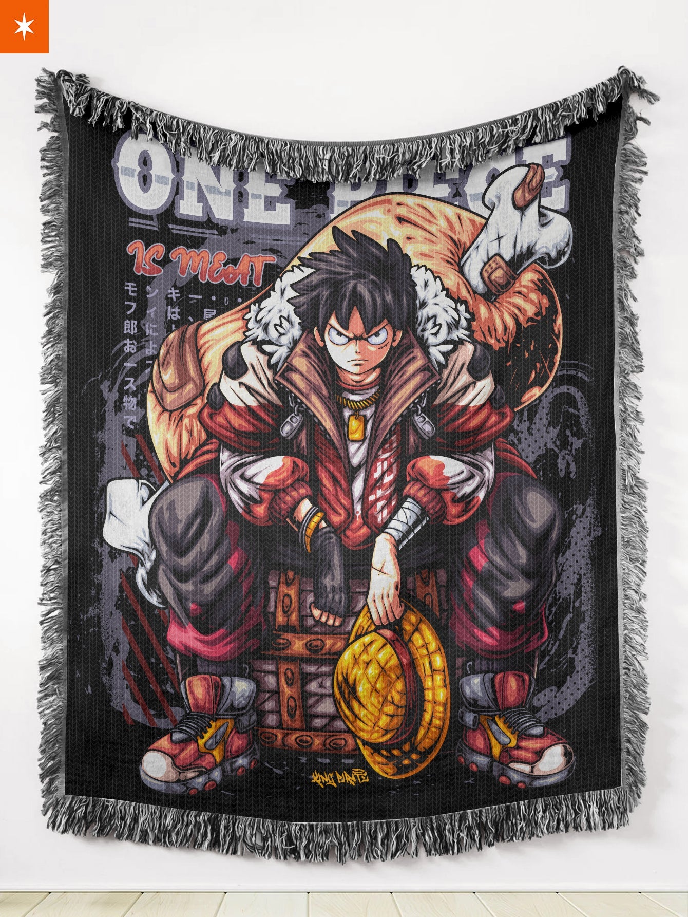 Luffy Hype Woven Tapestry