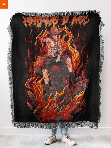 The Lost Fire Woven Tapestry