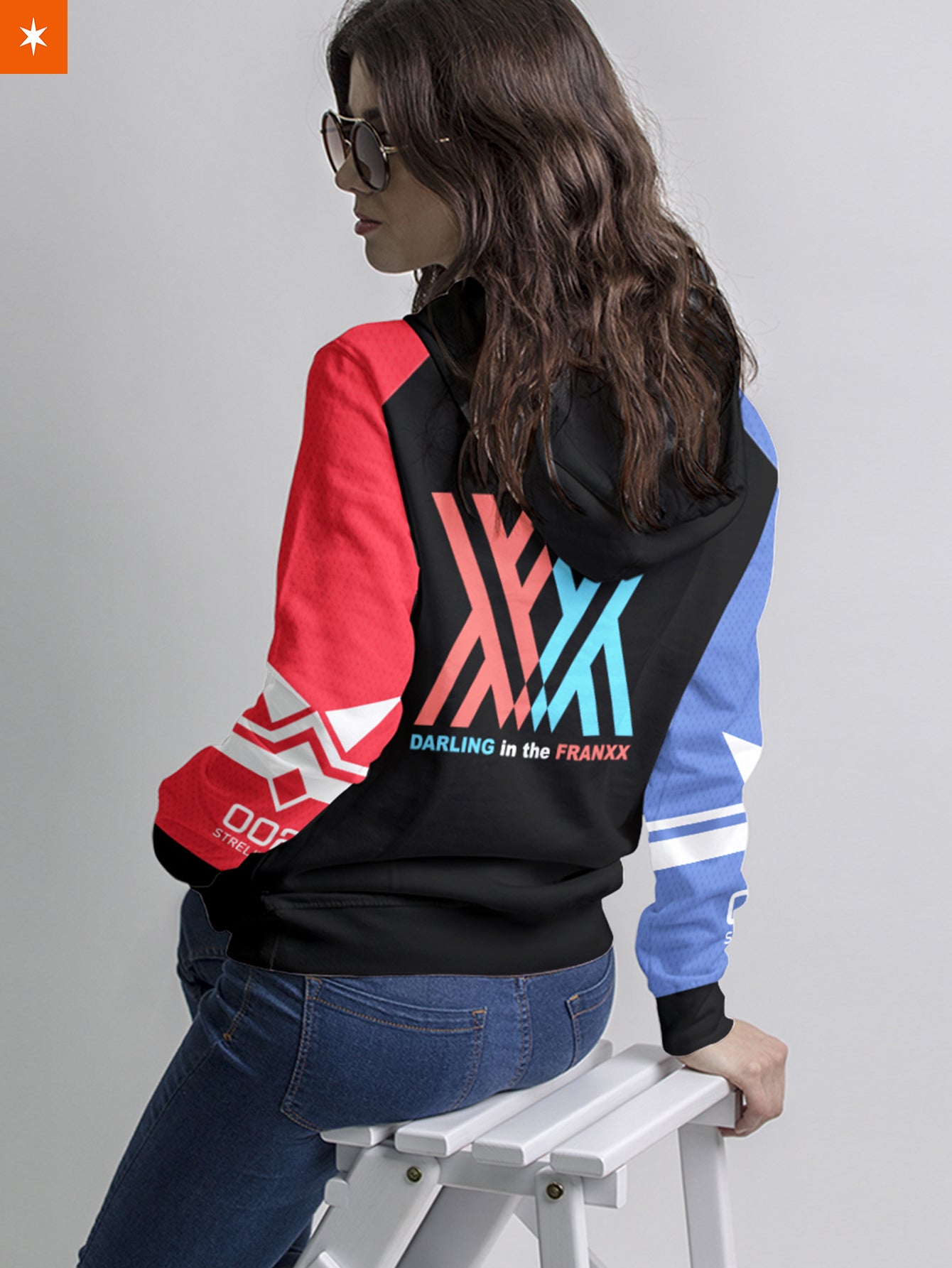 Fandomaniax - 002 Franxx Unisex Pullover Hoodie