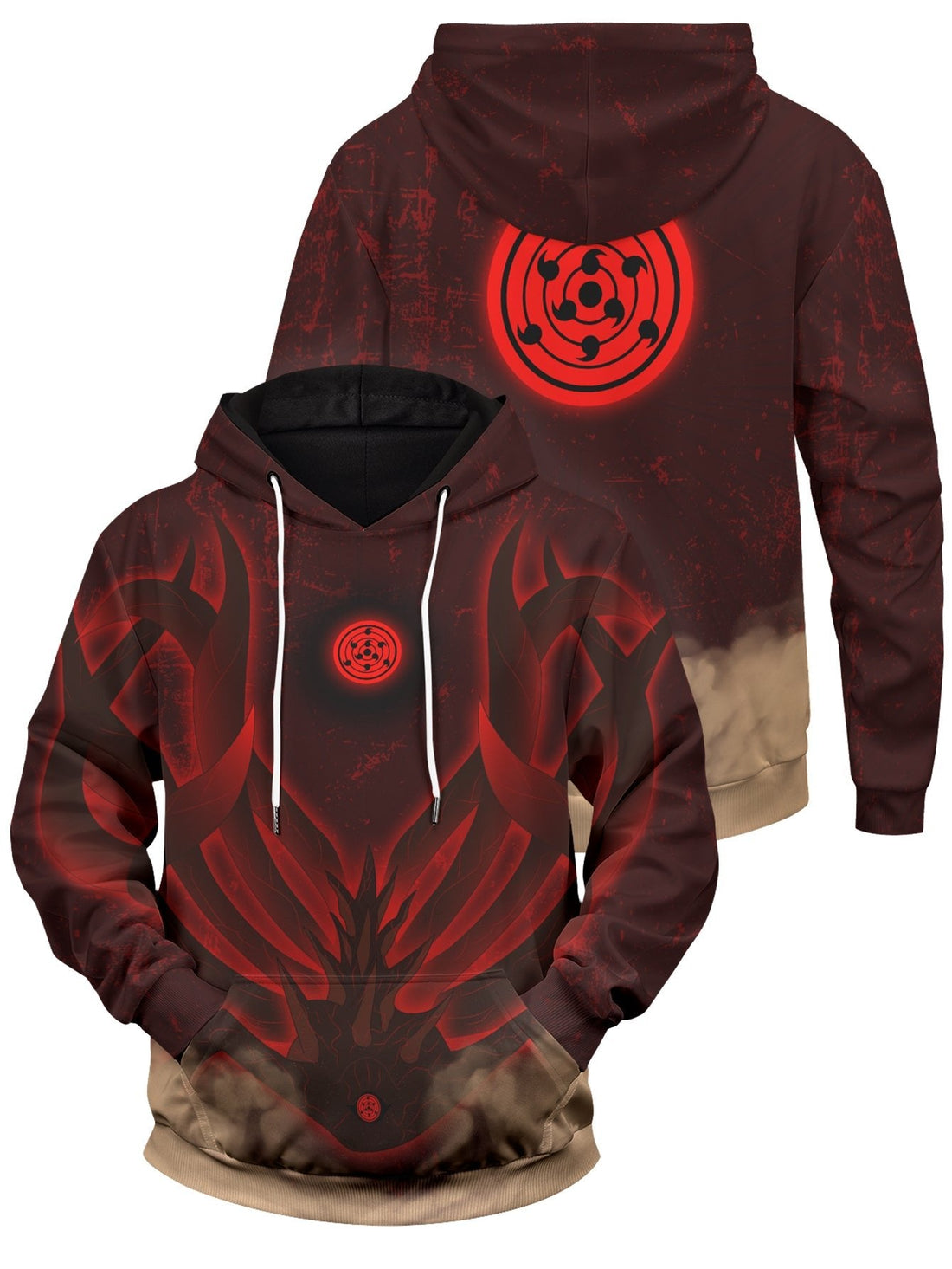 Fandomaniax - 10 Tailed Beast Unisex Pullover Hoodie