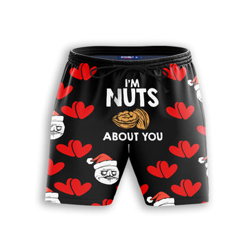 Nuts About You Beach Shorts