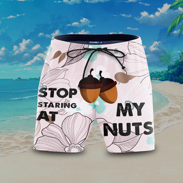 Stop Staring At My Nuts Summer Shorts