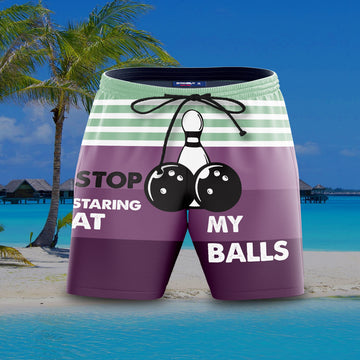 Stop Staring At My Balls Summer Shorts