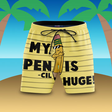 My Pen Is Huge Summer Shorts