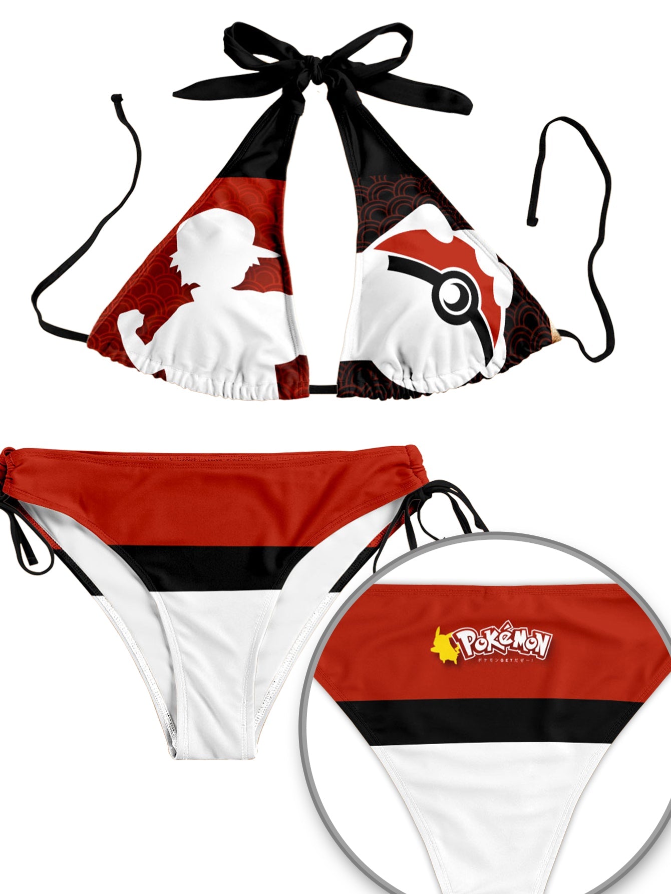 Fandomaniax - Pokeball Bikini Swimsuit