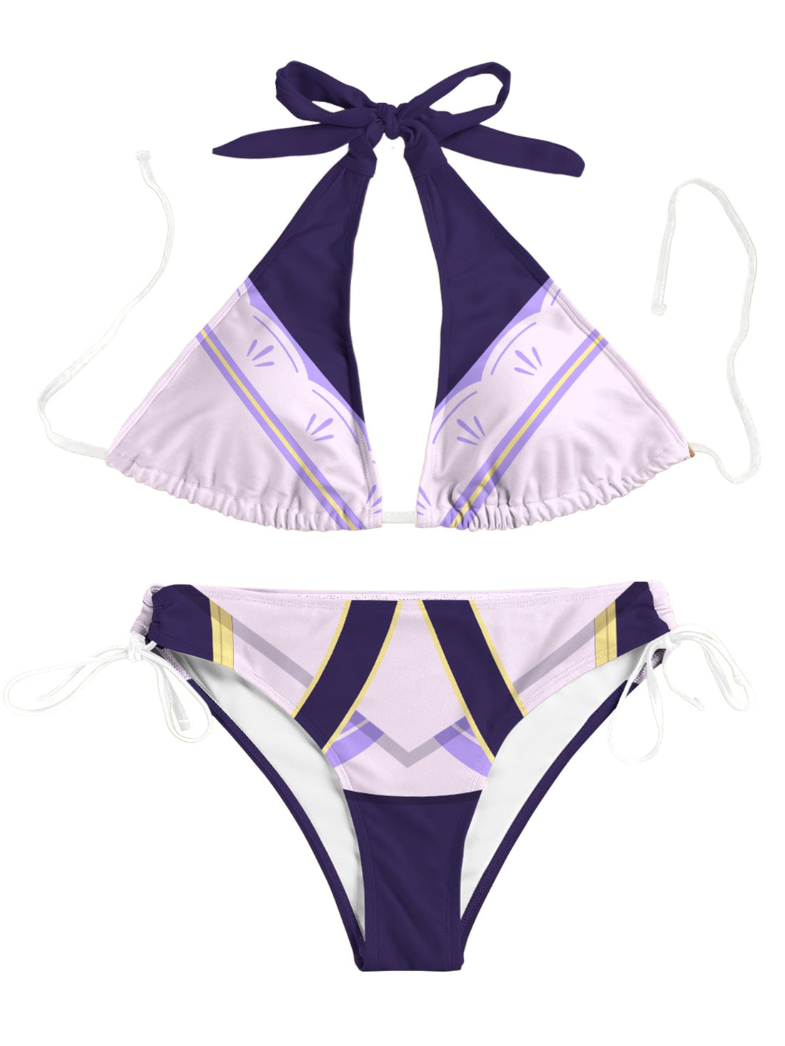 Fandomaniax - Raiden Shogun Summer Bikini Swimsuit