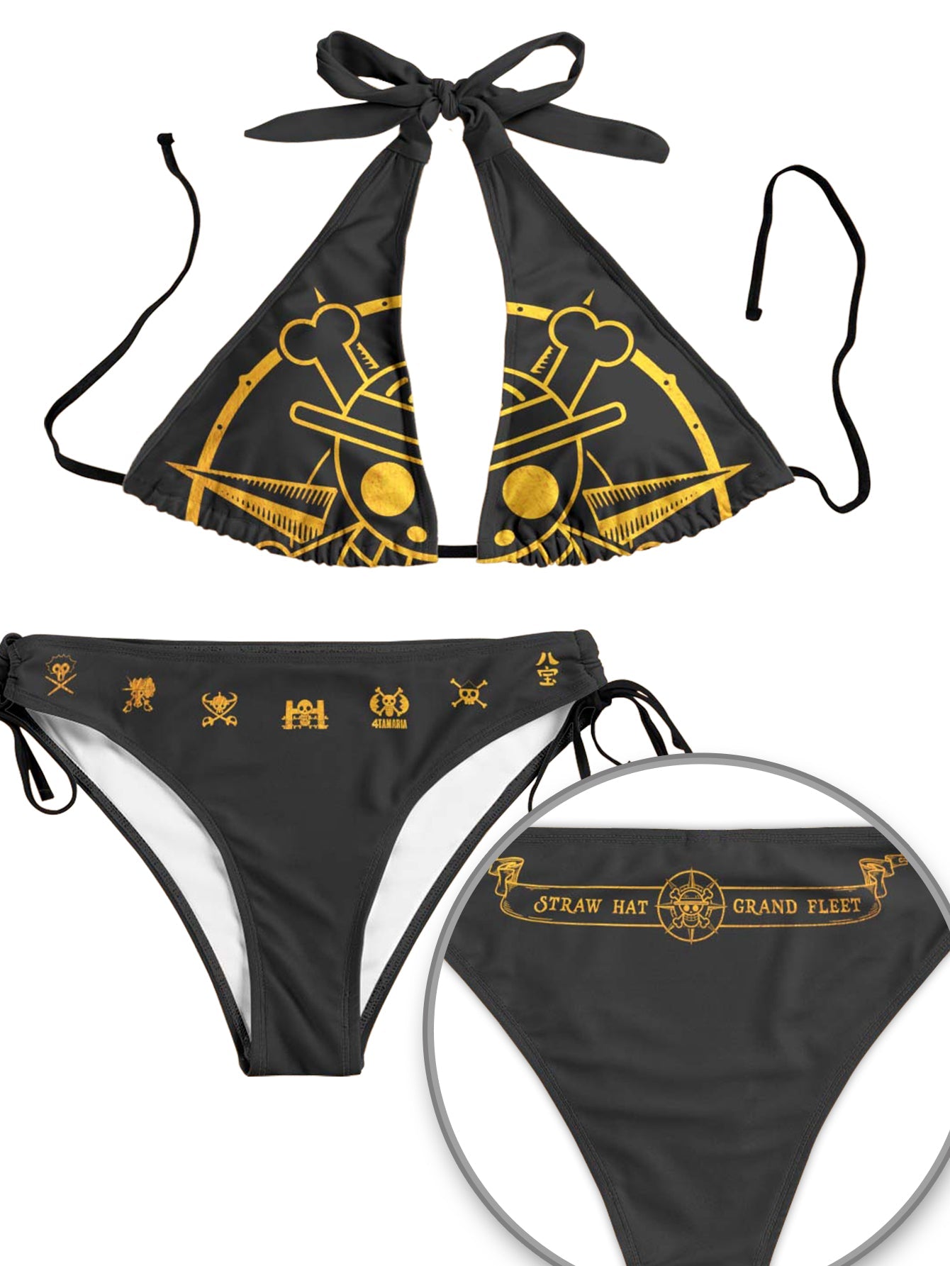 Fandomaniax - Straw Hat Grand Fleet Bikini Swimsuit