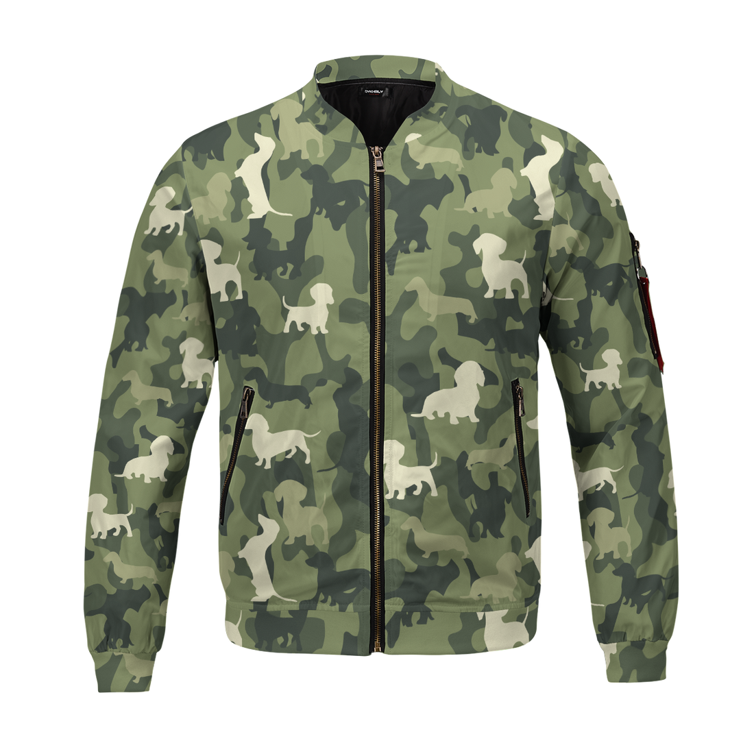 Army Dog Unisex Bomber Jacket