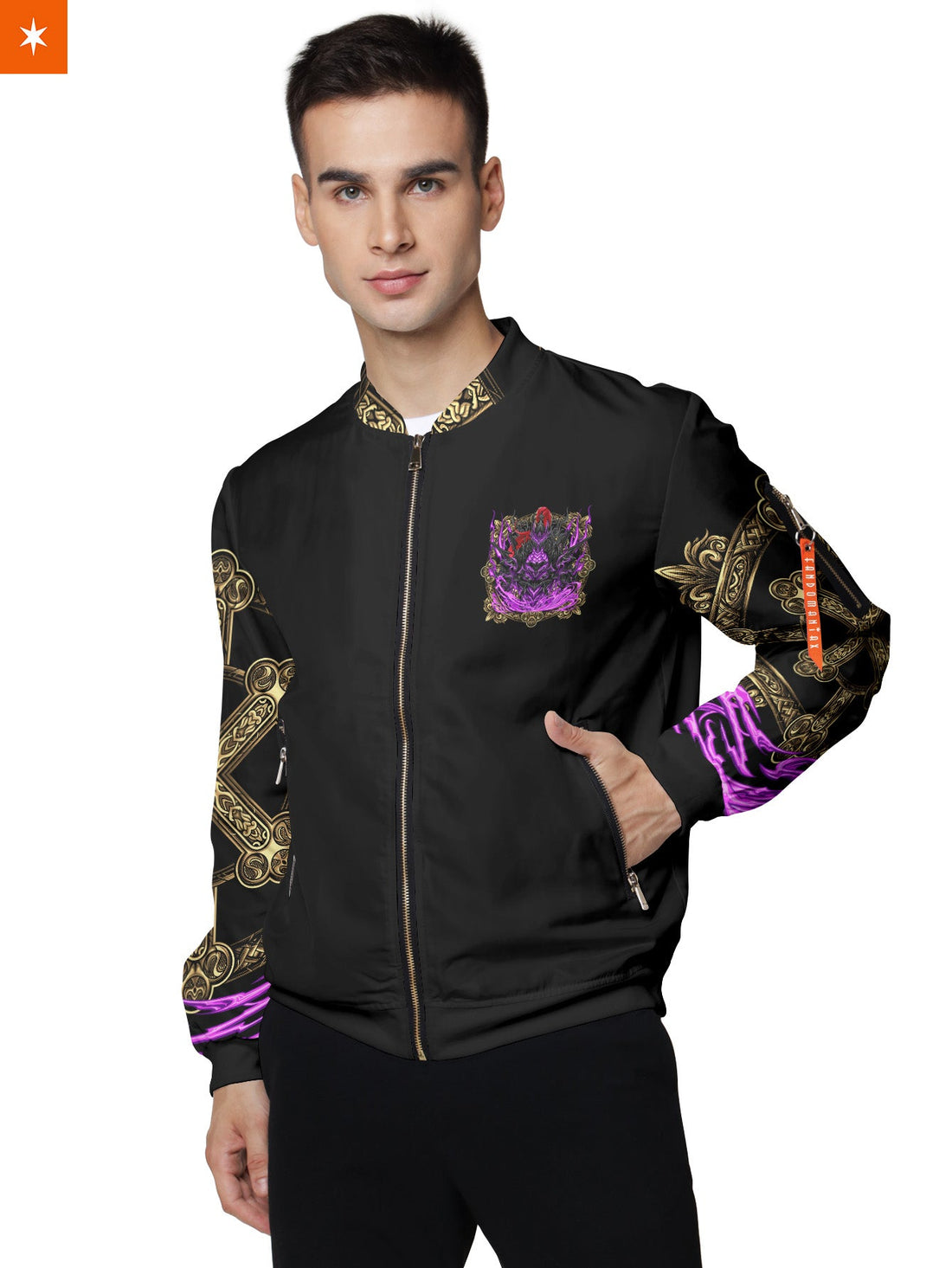 SL Purple Knight Bomber Jacket