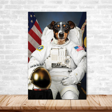 [FREE 500pcs puzzle pawtrait] Pawstronaut Pawtrait Canvas