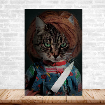 [FREE 500pcs puzzle pawtrait] Chucky Pawtrait Canvas