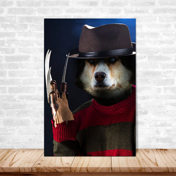 [FREE 500pcs puzzle pawtrait] Freddy Krueger Pawtrait Canvas