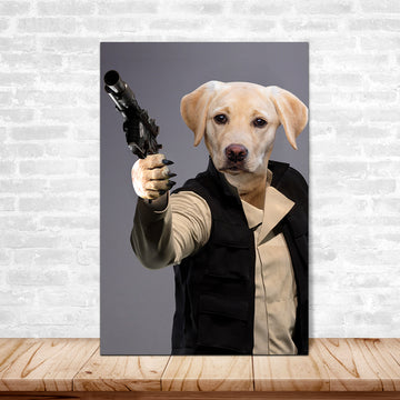 [FREE 500pcs puzzle pawtrait] Han Solo Pawtrait Canvas