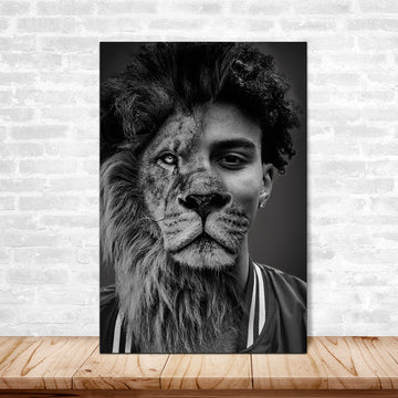 Customized I'm a Lion Canvas