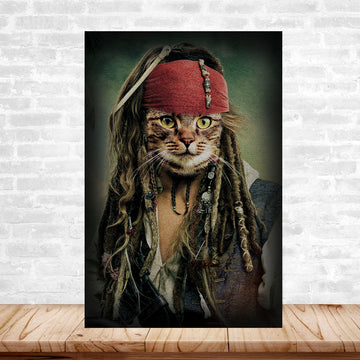 [FREE 500pcs puzzle pawtrait] Jack Sparrow Pawtrait Canvas