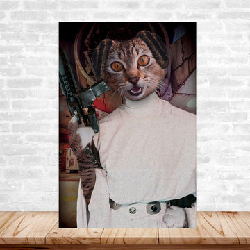 [FREE 500pcs puzzle pawtrait] Leia Pawtrait Canvas