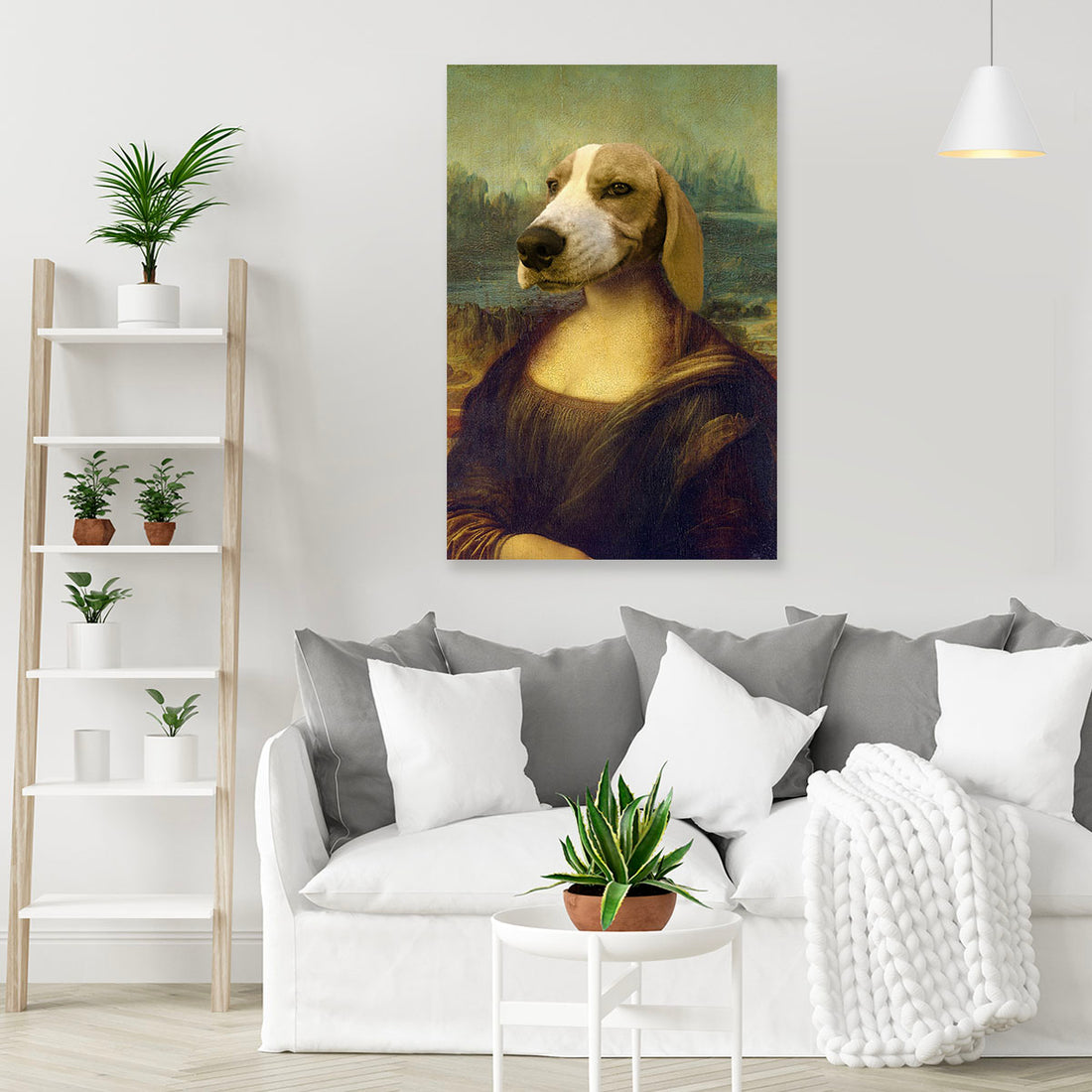 [FREE 500pcs puzzle pawtrait] Mona Lisa Pawtrait Canvas