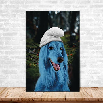 [FREE 500pcs puzzle pawtrait] Smurf Pawtrait Canvas