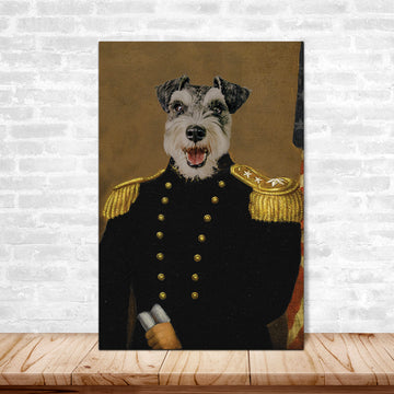 [FREE 500pcs puzzle pawtrait] The President Pawtrait Canvas