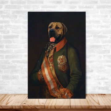 [FREE 500pcs puzzle pawtrait] The Roman Emperor Pawtrait Canvas