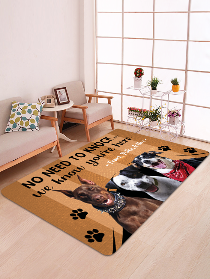 Customized Don't Knock Carpet/Rug