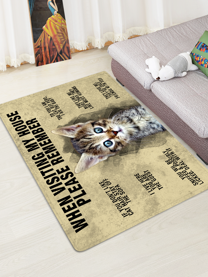 Customized Pet Visiting Rules Carpet/Rug