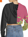 Fandomaniax - Giyu Fashion Cropped Hoodie