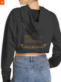 Fandomaniax - Straw Hat Grand Fleet Cropped Hoodie