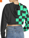 Fandomaniax - Tanjiro Fashion Cropped Hoodie