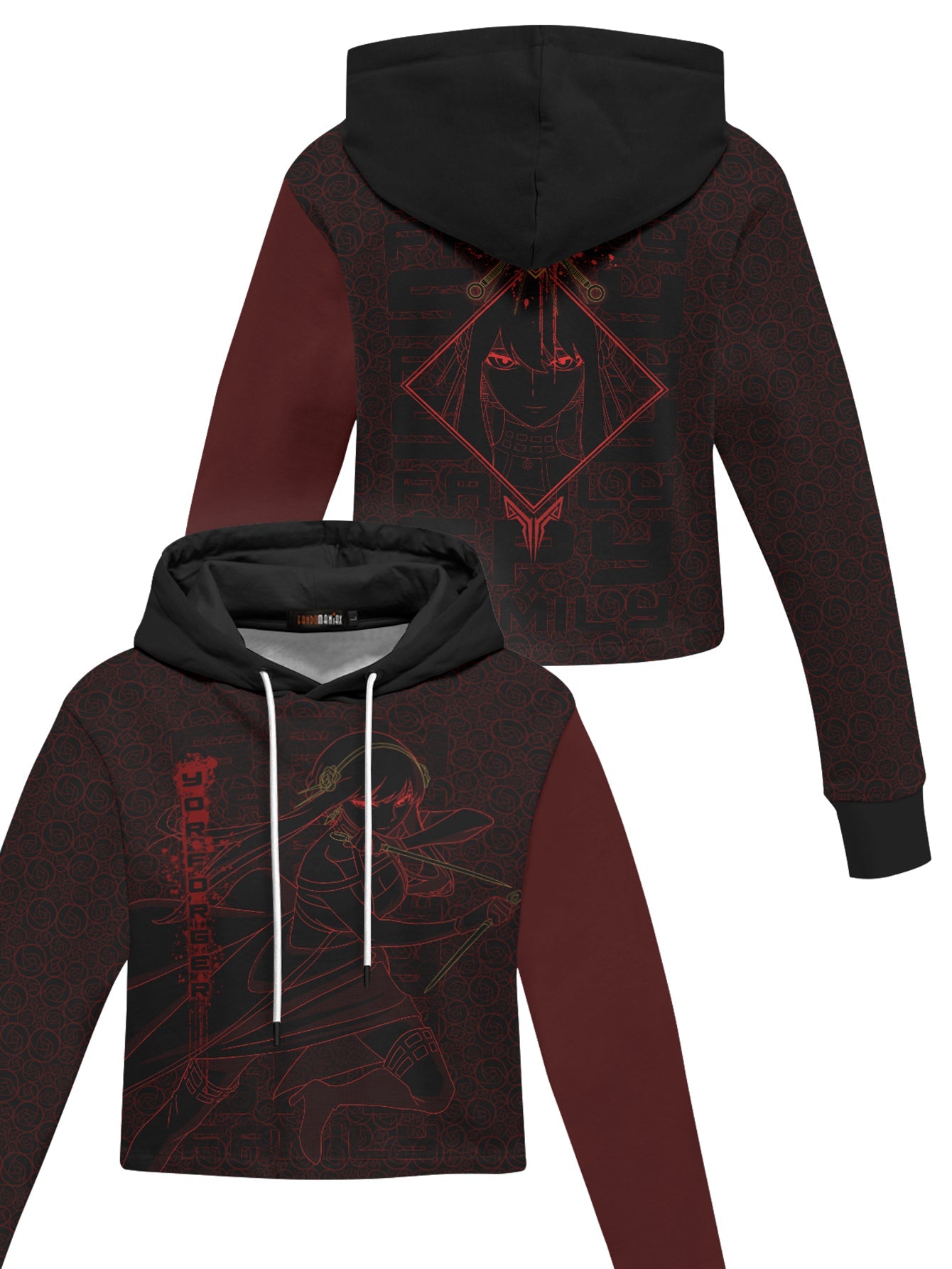 Fandomaniax - Thorn Princess SS Cropped Hoodie