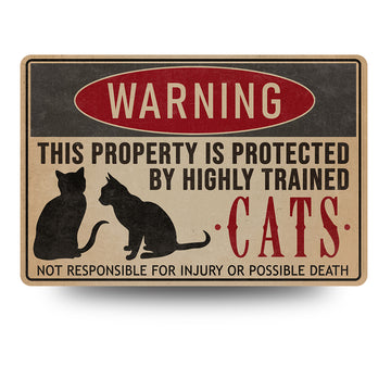 Protected by Cats Carpet/Rug