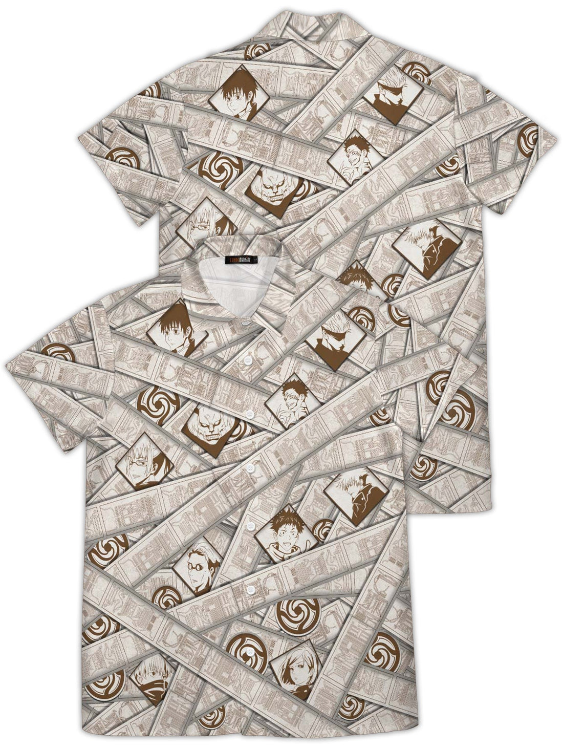 Fandomaniax - Aloha JJK Talisman Hawaiian Shirt