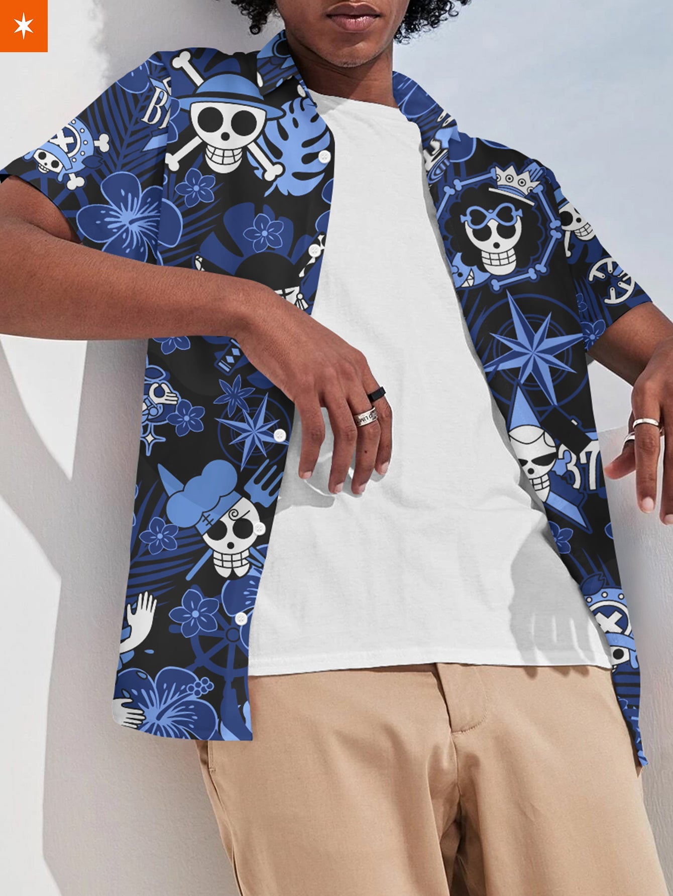 Fandomaniax - [Buy 1 Get 1 SALE] Aloha OP Emblem Hawaiian Shirt