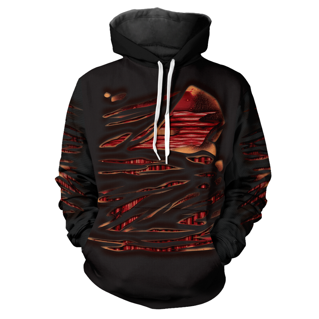 Burnt Hot Unisex Pullover Hoodie