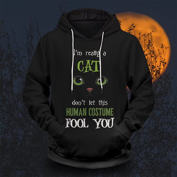 Cat Human Costume Unisex Pullover Hoodie