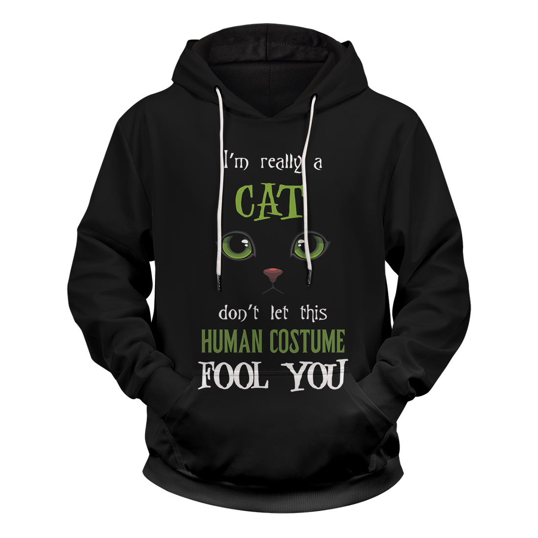 Cat Human Costume Unisex Pullover Hoodie