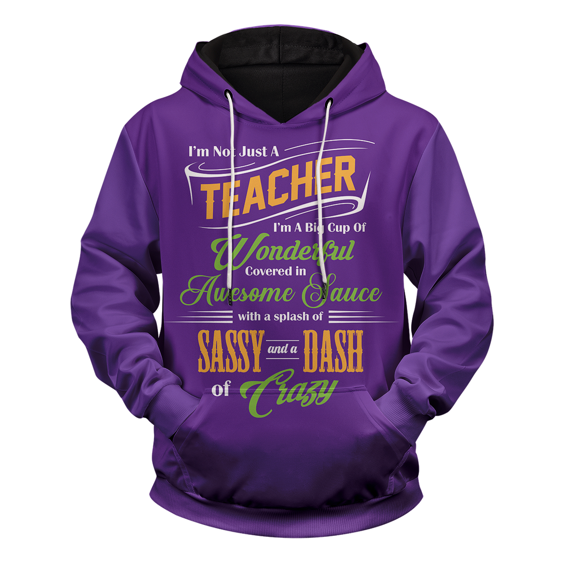 Not Just A Teacher Unisex Pullover Hoodie