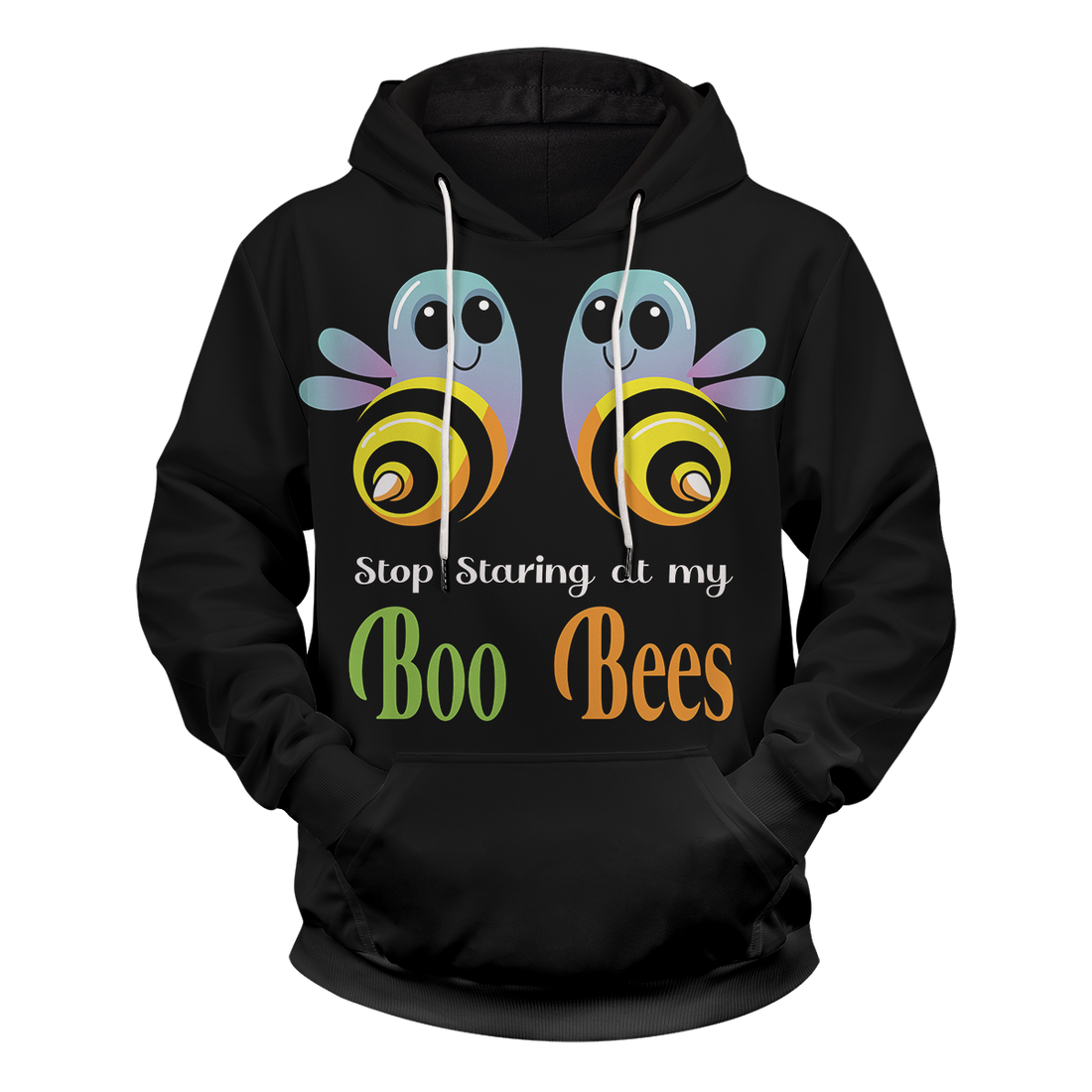 Stop Staring at my Boo Bees Unisex Pullover Hoodie