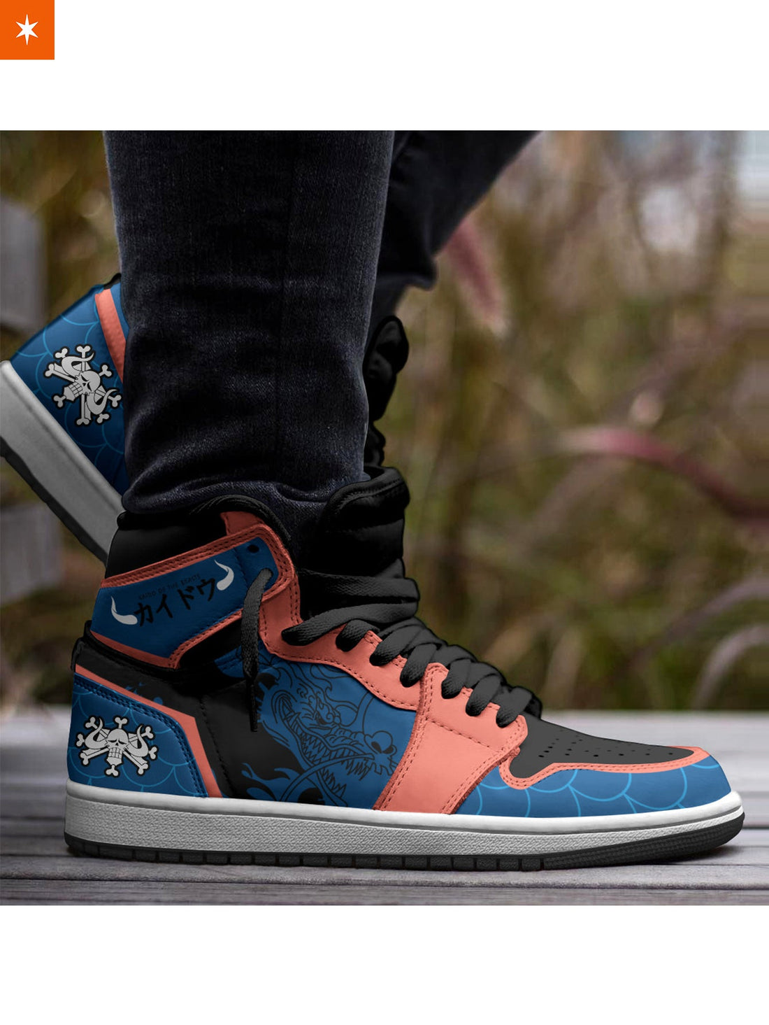 Fandomaniax - Dragon Blue Stylish JD Sneakers