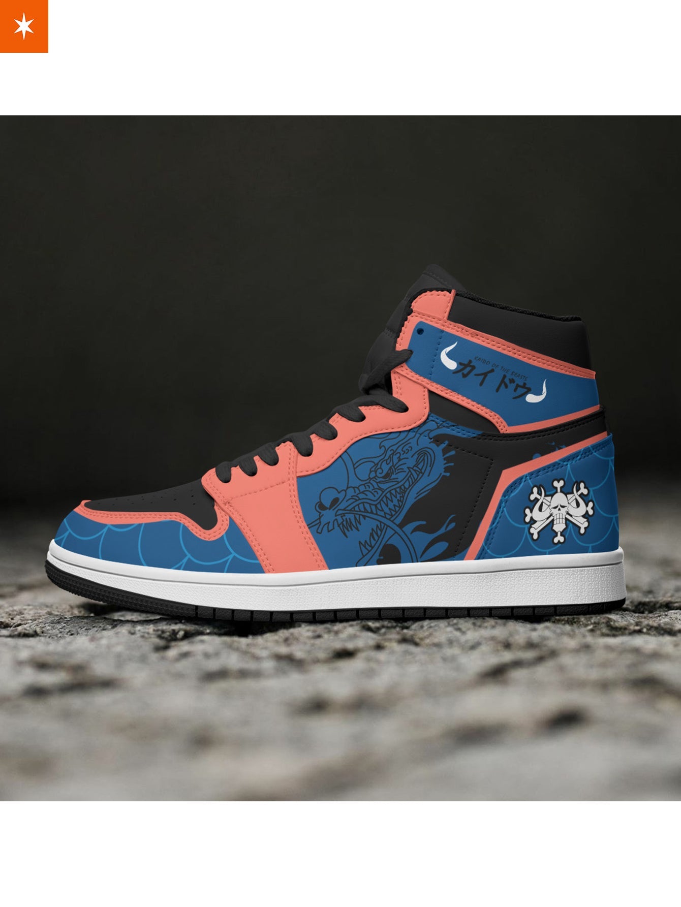 Fandomaniax - Dragon Blue Stylish JD Sneakers