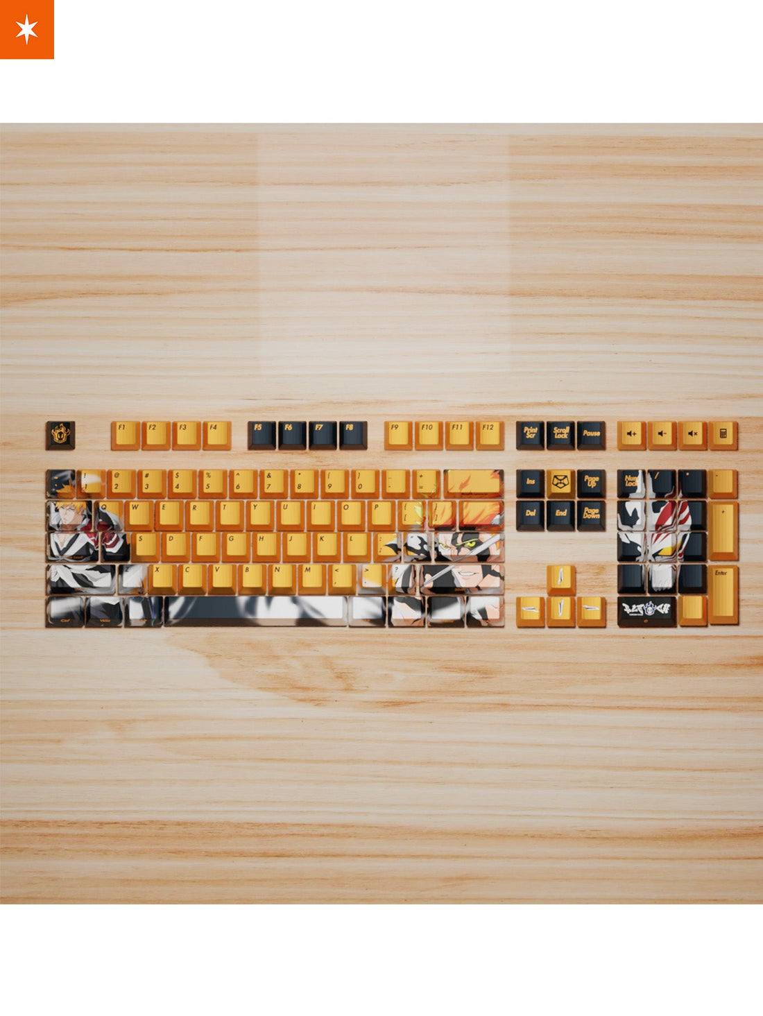 Ichigo Themed Keycap & Deskmat