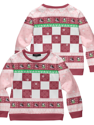 KNY Nezuko Xmas Kids Unisex Wool Sweater