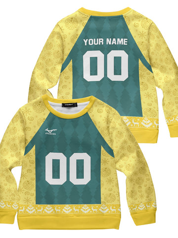 Fandomaniax - Personalized Team Nohebi Kids Unisex Wool Sweater