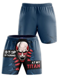 Fandomaniax - Stop Staring At My Titan Beach Shorts