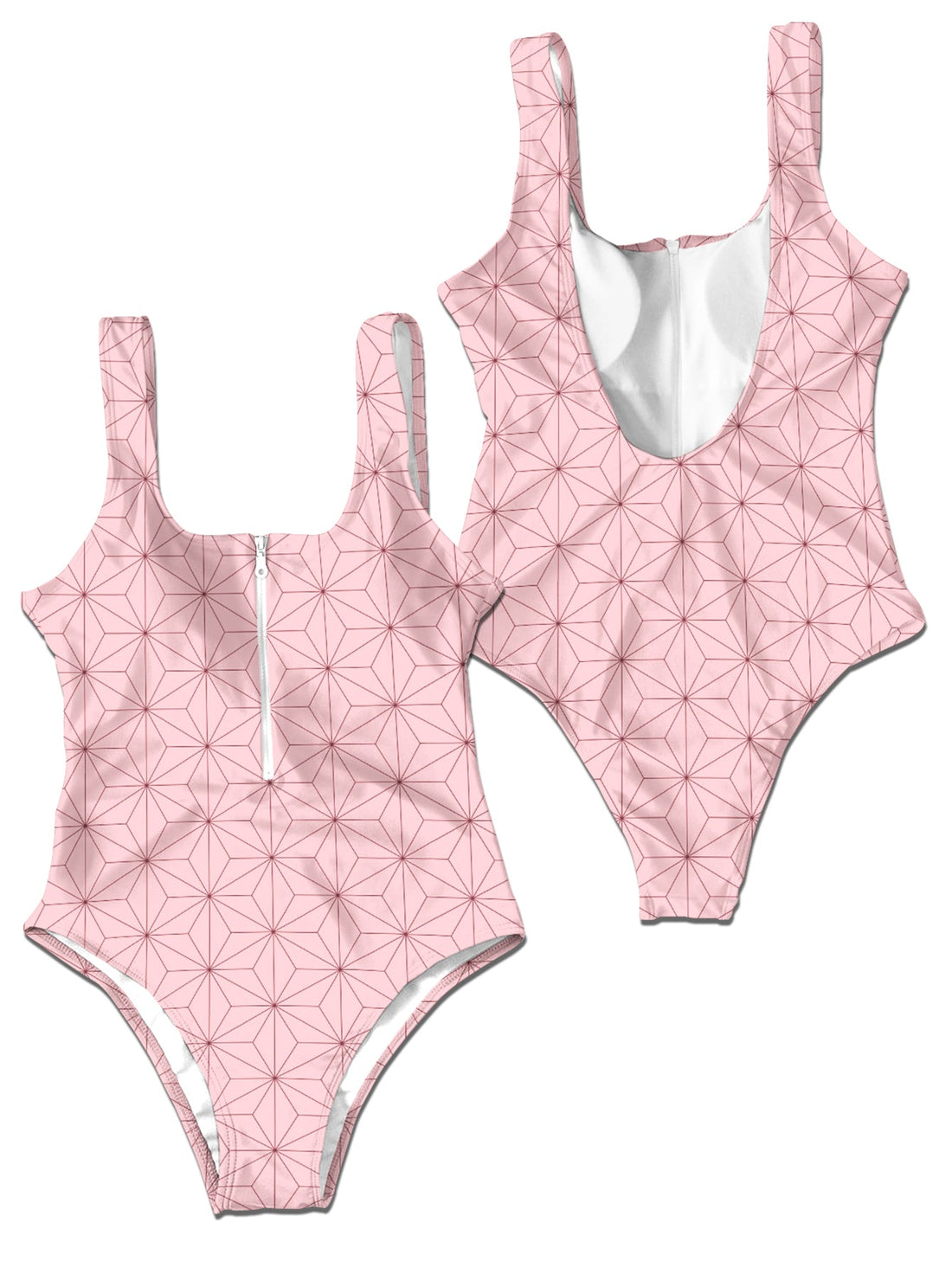 Fandomaniax - Summer Nezuko One Piece Swimsuit