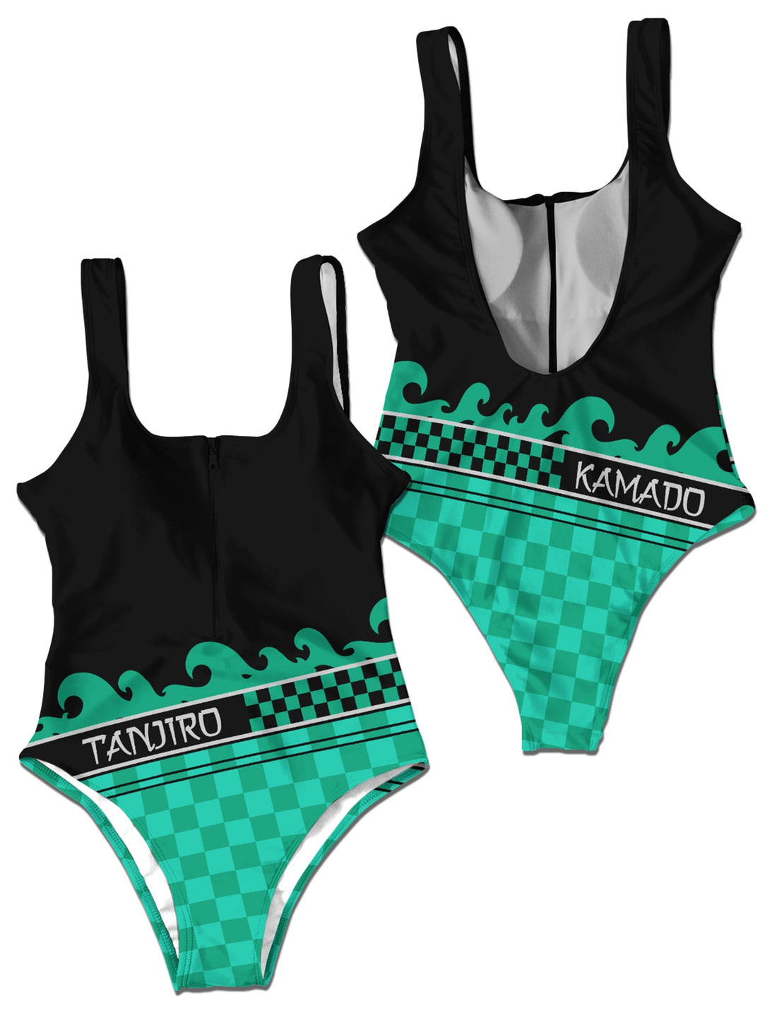 Fandomaniax - Summer Tanjiro One Piece Swimsuit