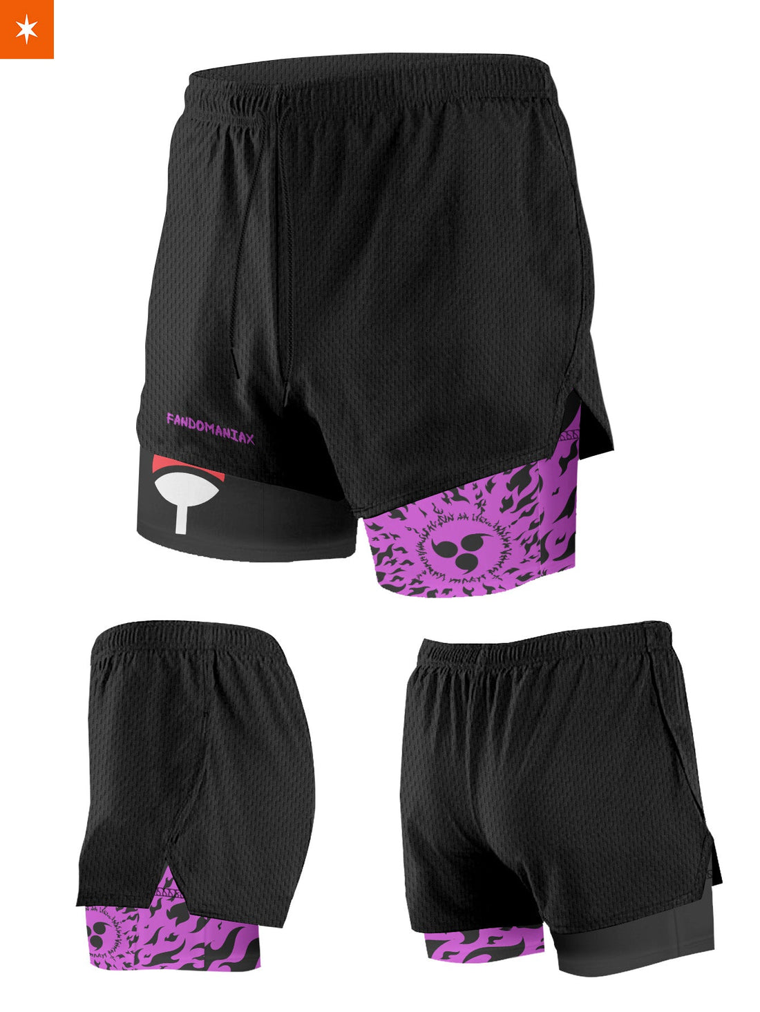 Cursed Uchiha Performance Shorts