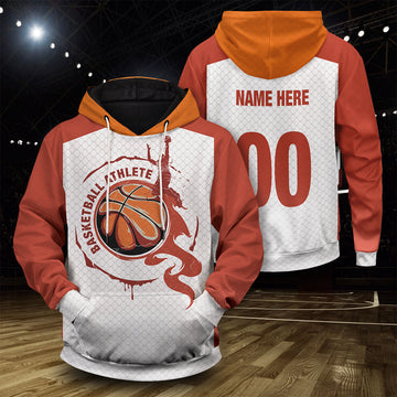 Customized Basketball Athlete Unisex Pullover Hoodie